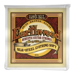 2 SETS Of Earthwood Silk & Steel Soft 12-String 80/20 Bronze Acoustic Guitar Strings 9-46 Gauge