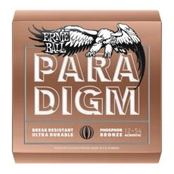 Paradigm Medium Light Phosphor Bronze Acoustic Guitar Strings 12-54 Gauge