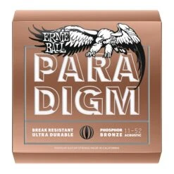 Paradigm Light Phosphor Bronze Acoustic Guitar Strings 11-52 Gauge