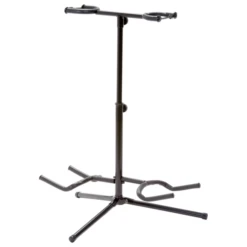 ARMOUR GS52B Double Guitar Stand – Sturdy Reliable Dual Stand To Accommodate Two Guitars