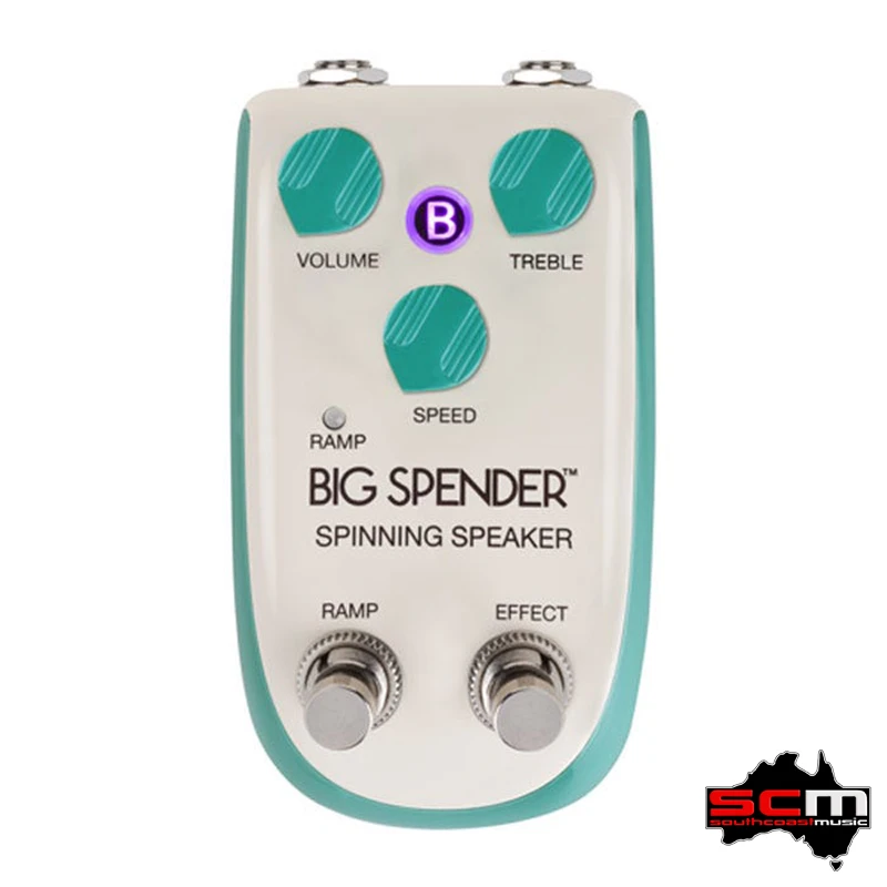 Danelectro Billionaire Big Spender Spinning Speaker/Rotary Effect Pedal 1 Danelectro Billionaire Big Spender Spinning Speaker/Rotary Effect Pedal