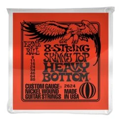 ErnieBall 2624 Skinny Top Heavy Bottom Slinky 8-String Electric Guitar Strings
