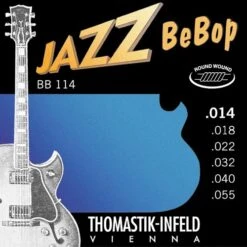 Thomastik Infeld BB114 Roundwound Jazz Bebop Series Medium 6-String Electric Guitar Set