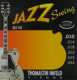 Thomastik Infeld JS110 Jazz Swing Flatwound Extra Light 6-String Electric Guitar Set