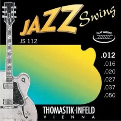 Thomastik Infeld JS112 Jazz Swing Flatwound Medium Light 6-String Electric Guitar Set