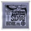 Ernie Ball 2839 Slinky 6-String W Small Ball End 29 5/8 Scale Baritone Guitar Strings