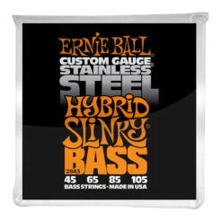 Hybrid Slinky Stainless Steel Electric Bass Strings 45-105 Gauge