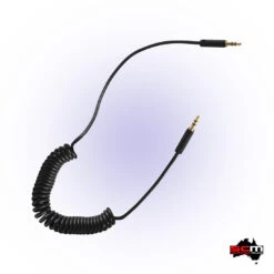 High Performance Coiled Audio Cable Gold Plated 3.5mm Connectors