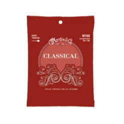 Martin M160 Classical Guitar Strings Silverplated Ball End High Tension
