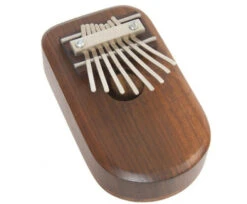 Kalimba Small Timber Thumb Piano – 3″ X 5″ 8 Steel Key Mbira Likembe