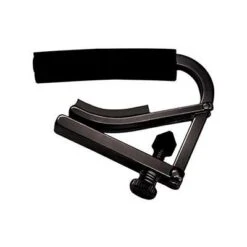 Shubb C1K Original Steel String Guitar Capo Black Chrome For Acoustic And Electric Guitars