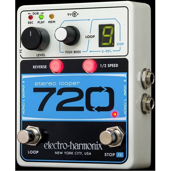 Electro Harmonix 720 Stereo Looper Pedal 1 Electro Harmonix 720 Stereo Looper Pedal