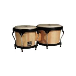 Latin Percussion LPA601 Aspire Accent Wood Bongos – Natural Wood