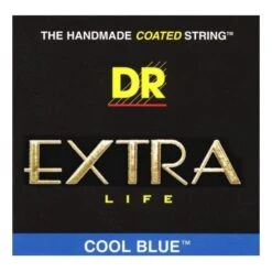 9 – 46 DR Cool Blue Coated Extra Long Life Electric Guitar Strings String Set