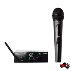 AKG WMS 40 Mini Wireless Handheld Microphone System WMS-S40SVB US25B 537.900 MHz