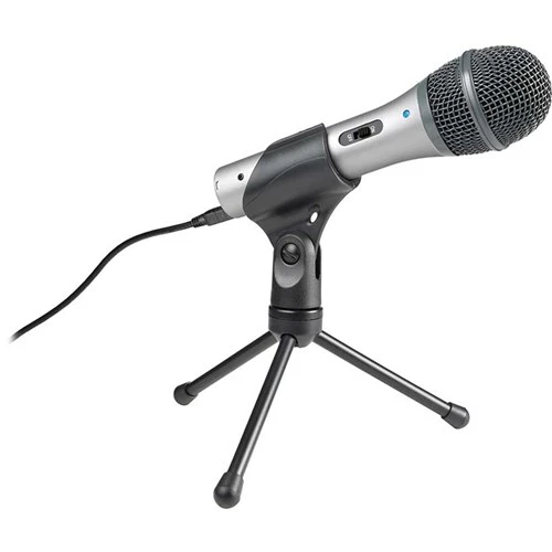 Audio-Technica ATR2100 Microphone USB & XLR Podcast & Recording Mic, Stand & Numark Headphones Package 1 Audio-Technica ATR2100 Microphone USB & XLR Podcast & Recording Mic, Stand & Numark Headphones Package