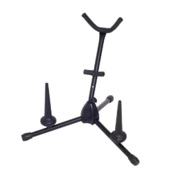 BWA62 Saxophone Stand With 2 Flute / Clarinet Pegs Durable & Lightweight Sax Stand