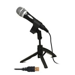 CAD U1 USB Microphone With Tripod Mic Stand & USB Cable Ideal For Podcasting / Recording