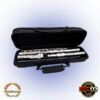 Château TE-CFL-26E/SB Silver Plated Flute, Y-Shaped Key Cup Arms, Low C-Foot Joint, Offset G, Split E Mechanism, Stainless Steel Springs, Case