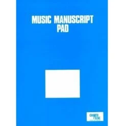 10 X Manuscript Paper Pad Musical Notation 12 Stave 50 Double Sided Sheets