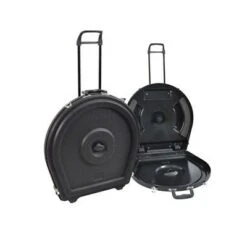 Premium 22″ ABS Cymbal Carry Case Caddy – Heavy Duty With Wheels & Retractable Handle