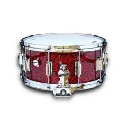 Rogers USA Dyna-Sonic Snare Drum 14″ X 6.5″ Model 37 Red Onyx Beaver Tail Lugs