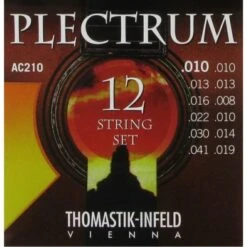 Thomastik 12 String Set Acoustic Guitar Plectrum AC210 Extra Light