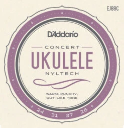 D’Addario Nyltech Natural Nylon Concert Ukulele Strings EJ88C