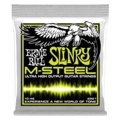 Ernie Ball Regular Slinky M-Steel Strings 2921 Guitar String Set 10-46