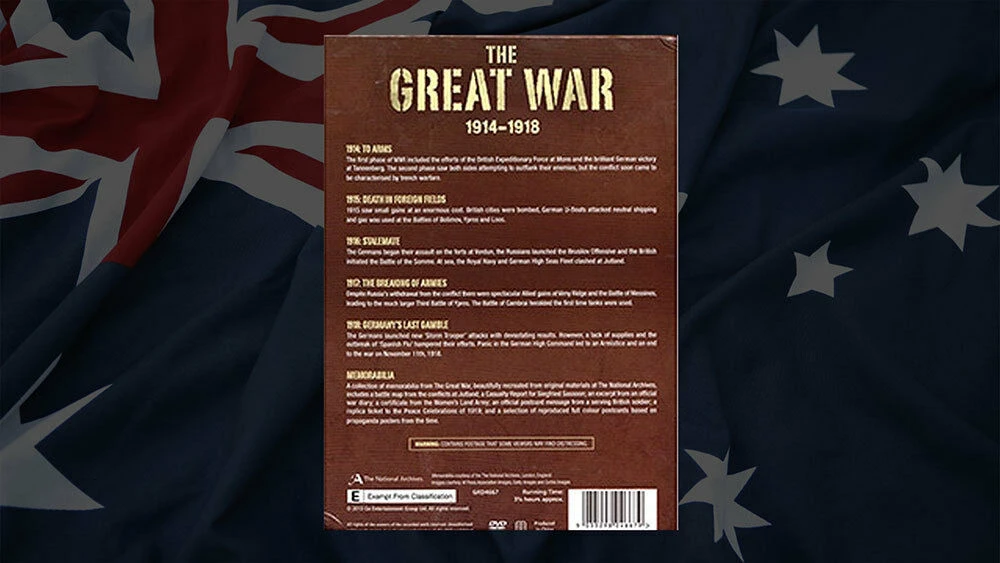 The Great War – 3 DVD & Memorabila Collection -1914-1918 A Moving ANZAC Tribute 4 The Great War – 3 DVD & Memorabila Collection -1914-1918 A Moving ANZAC Tribute - Image 4