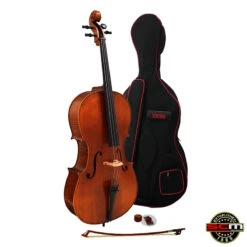 Hidersine Vivente ½ Size Student Cello Outfit With Bow, Bag, Rosin And Professional Setup ON SALE NOW!