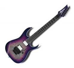 Ibanez Iron Label RGIX6DLB SNB Electric Guitar Burl Top – Ash Body Supernova Burst Finish
