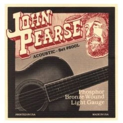John Pearse 55660 Acoustic Guitar Phosphor Bronze Strings 12 To 53 Light