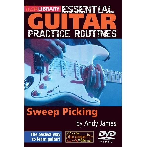 Lick Library Essential Guitar Practice Sweep Picking DVD RDR0176 1 Lick Library Essential Guitar Practice Sweep Picking DVD RDR0176