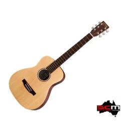 Martin LX1EL LEFT HANDED Little Martin Traveler Acoustic Guitar Natural W/Gig Bag