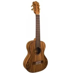 Lanikai ZW-T All Solid Zebrawood Tenor Ukulele Slotted Uke Headstock