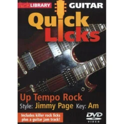 Lick Library RDR0312 Guitar Quick Licks Jimmy Page Up Tempo Rock DVD