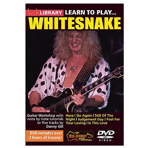 Lick Library Learn To Play Whitesnake Electric Guitar Tuition DVD 1 Lick Library Learn To Play Whitesnake Electric Guitar Tuition DVD