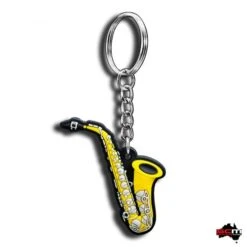 Saxophone Key Ring Chain Gift For Saxophone Players Keyring Keychain