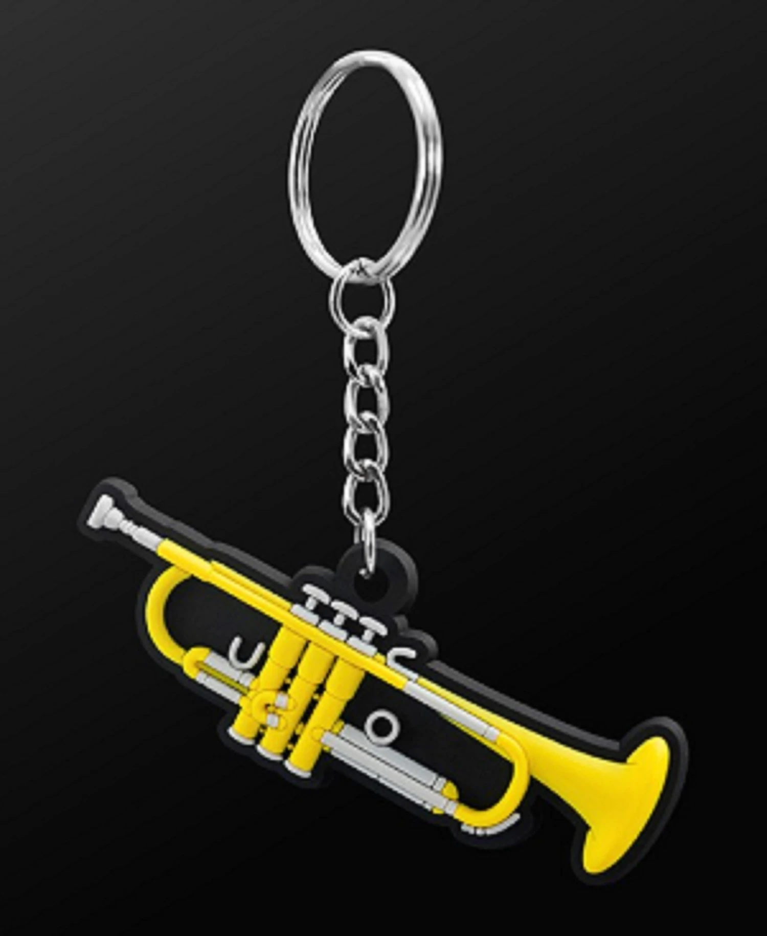 TRUMPET KEY RING CHAIN GIFT FOR TRUMPET PLAYERS KEYRING KEYCHAIN 2 TRUMPET KEY RING CHAIN GIFT FOR TRUMPET PLAYERS KEYRING KEYCHAIN - Image 2