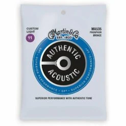Martin MA535 Acoustic Guitar Strings Custom Light SP Phosphor Bronze 11-52