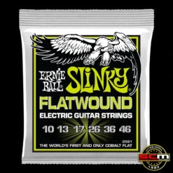 Ernie Ball Regular Slinky Flatwound Electric Guitar Strings 10-46 Gauge