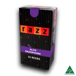 RAZZ Co Alto Saxophone Reeds Size 2.5 Box Of Ten Superb Tone