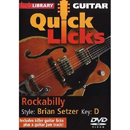 Lick Library Brian Setzer Guitar Techniques Dvd RDR0030 1 Lick Library Brian Setzer Guitar Techniques Dvd RDR0030