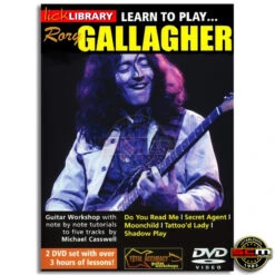Lick Library Learn To Play Rory Gallagher DVD – Learn Five Rory Gallagher Tracks Note For Note RDR0162