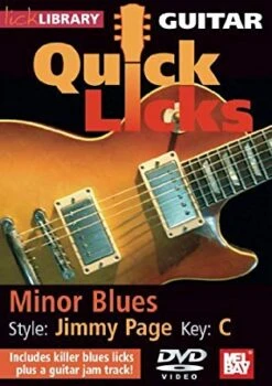 Quick Licks Jimmy Page Minor Blues Lick Library RDR0212 Dvd
