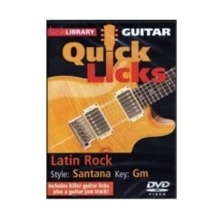 Lick Library Quick Licks Rock Latin Santana Guitar DVD