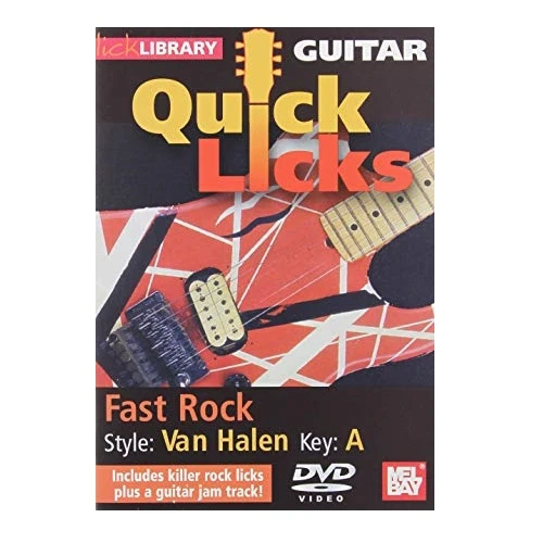 Quick Licks – Eddie Van Halen Fast Rock For Guitar Lick Library DVD 1 Quick Licks – Eddie Van Halen Fast Rock For Guitar Lick Library DVD