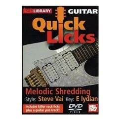 Quick Licks – Steve Vai Melodic Shredding For Guitar Lick Library DVD