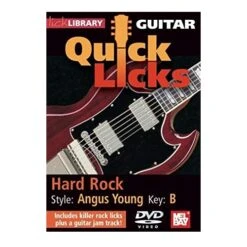 Guitar Quick Licks Angus Young Style, Key Of B By Jamie Humphries DVD